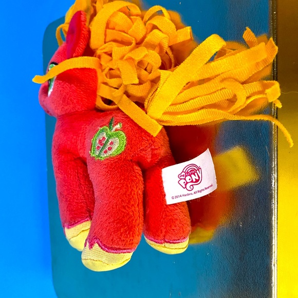MY LITTLE PONY VTG 2014 CUTE APPLE JACK PLUSH WITH EMBROIDERED FACE & SYMBOL - Picture 5 of 9
